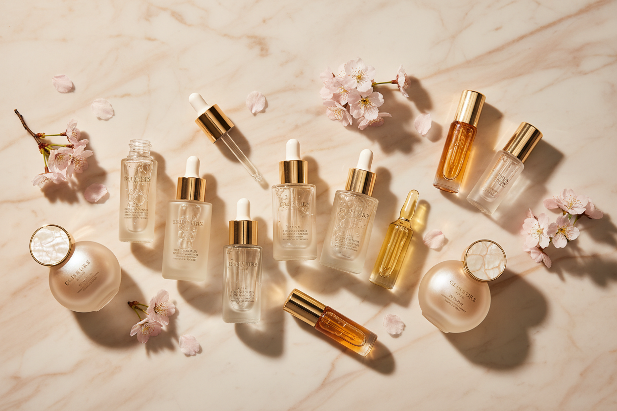 Luxury K-Beauty Gold Background